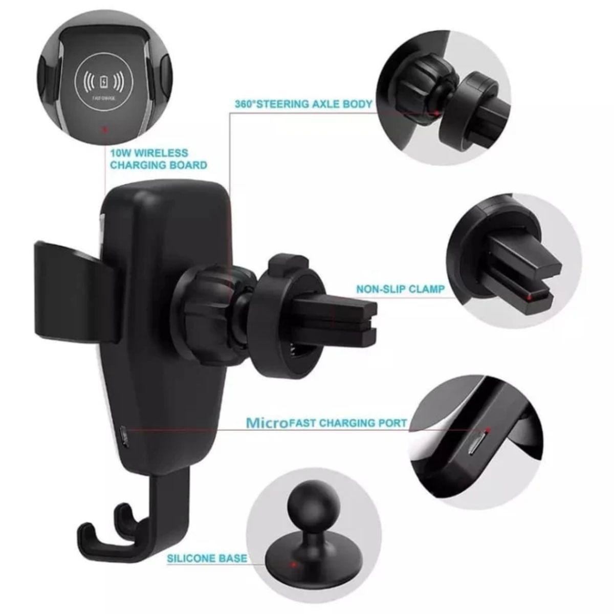 Refurbished 9eight5 Phone Holder & Wireless Charger - Reebelo Canada