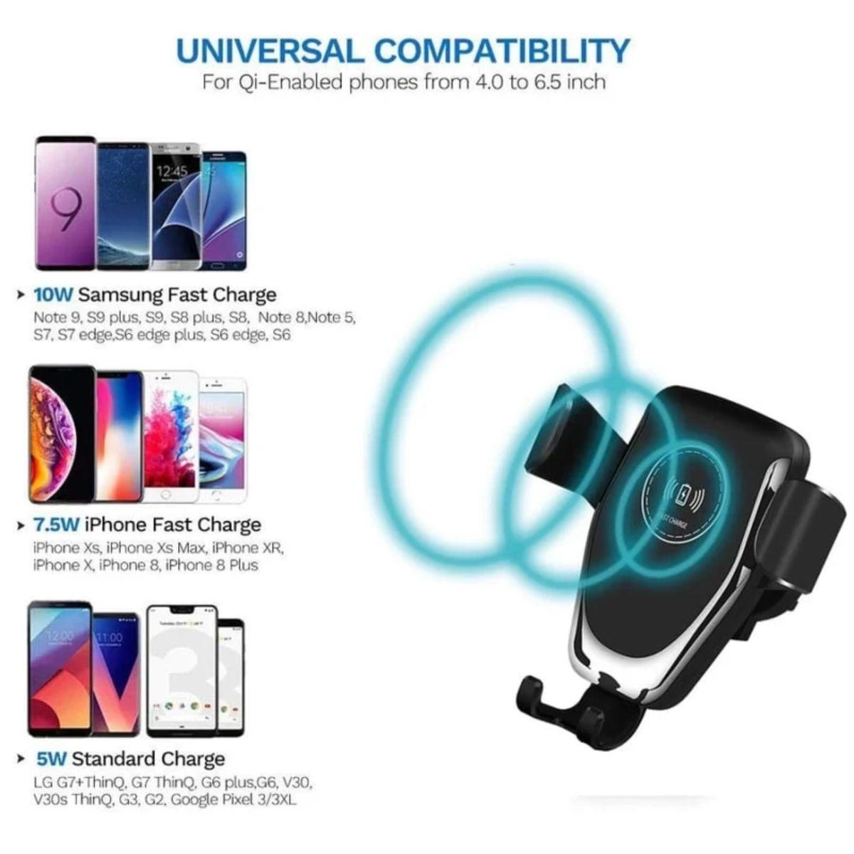 Refurbished 9eight5 Phone Holder & Wireless Charger - Reebelo Canada