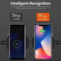 Refurbished 9eight5 Qi Wireless Fast Charging Pad for Phones (10W) - Reebelo Canada