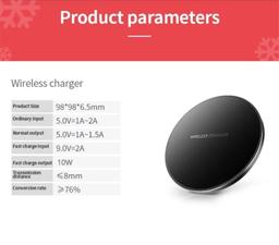 Refurbished 9eight5 Qi Wireless Fast Charging Pad for Phones (10W) - Reebelo Canada