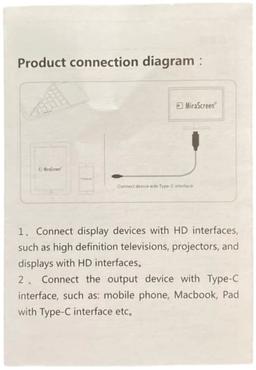 9eight5 Type C to HDTV Cable