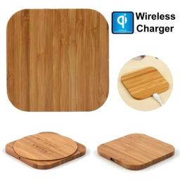 Refurbished 9eight5 Wood-Design Wireless Charger Pad (5W) - Reebelo Canada