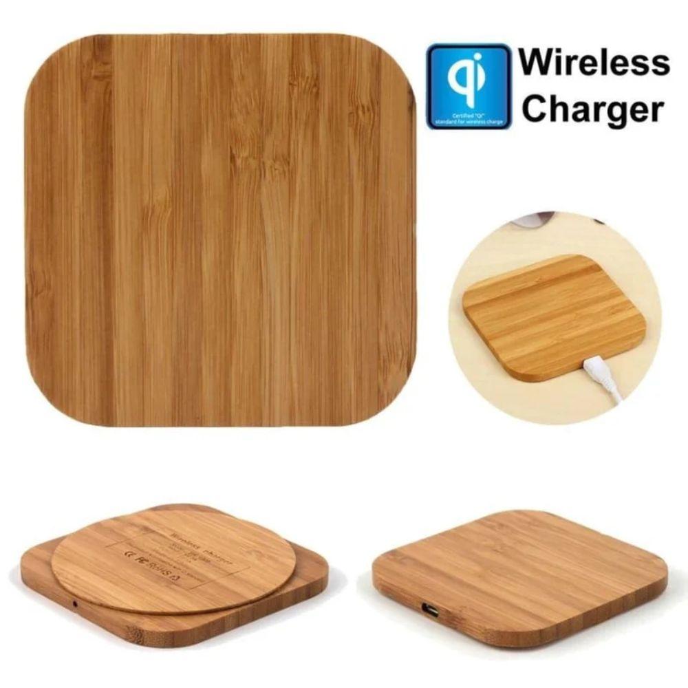 Refurbished 9eight5 Wood-Design Wireless Charger Pad (5W) - Reebelo Canada