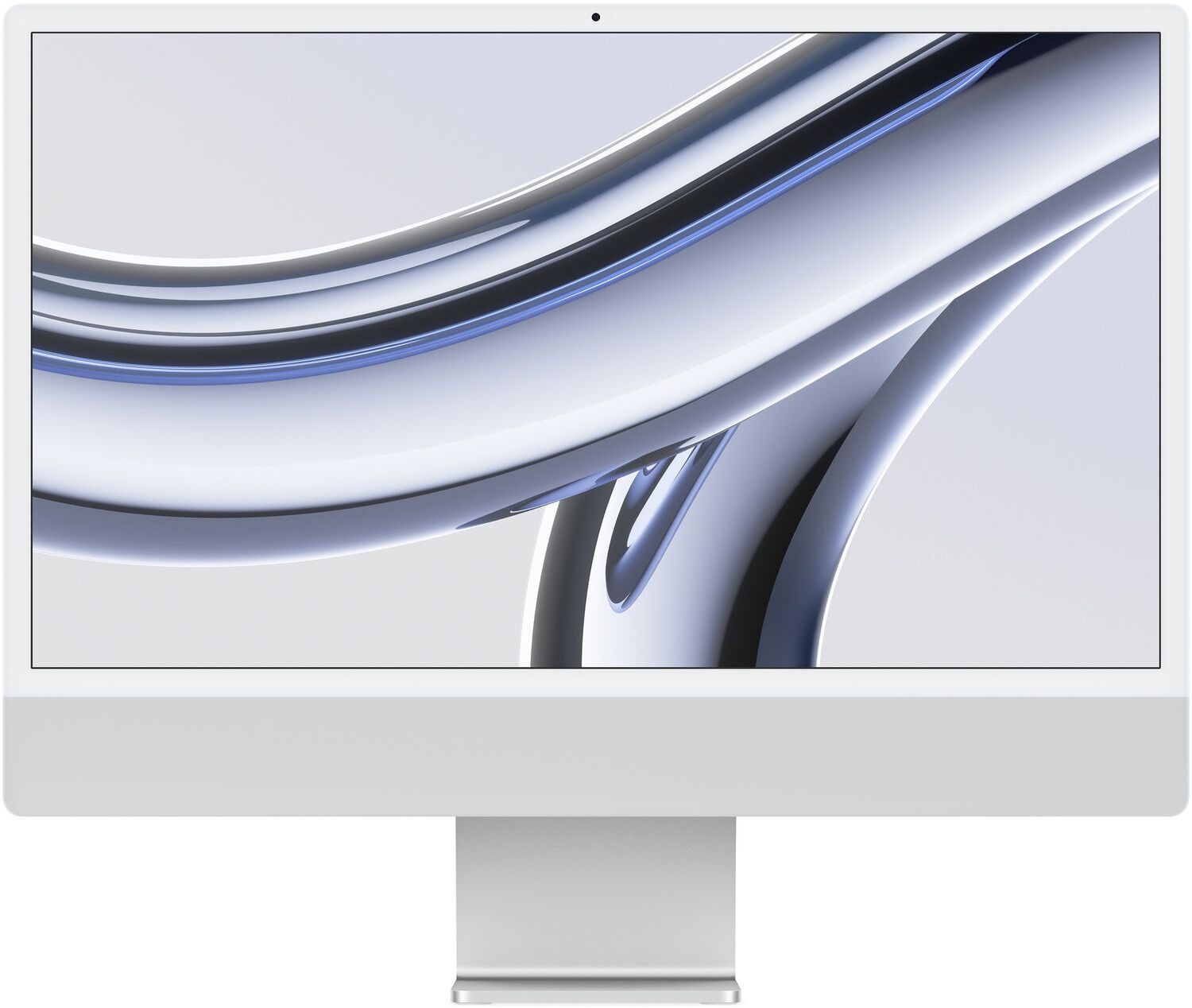 Apple iMac 2023 (Two ports) 24" - Apple M3 Chip: 8-Core CPU/8-Core GPU - 256GB - Silver - 8GB RAM - 24 Inch