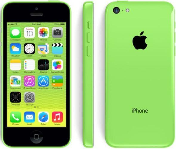 iPhone 5c 16GB in Green in Acceptable condition