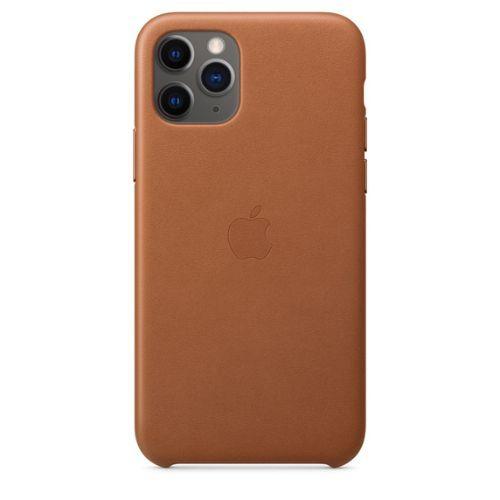 Apple Leather Case for iPhone 11 Pro - Saddle Brown