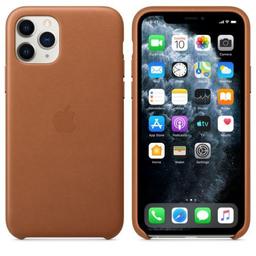 Apple Leather Case for iPhone 11 Pro - Saddle Brown