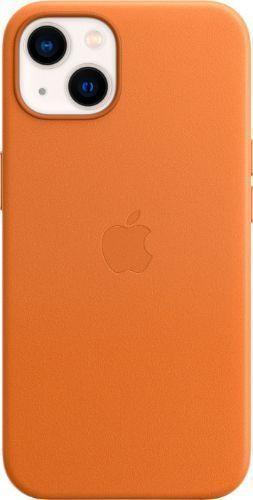 Apple Leather Case with MagSafe for iPhone 13 - Golden Brown