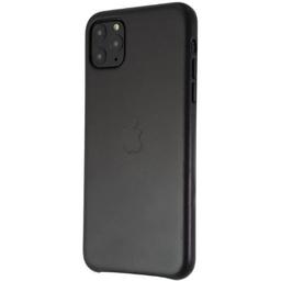 Apple Leather Phone Case for iPhone 11 Pro Max - Black
