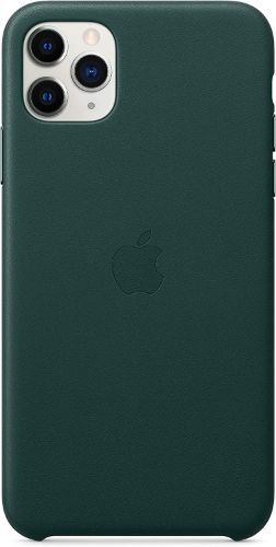 Apple Leather Phone Case for iPhone 11 Pro Max - Forest Green