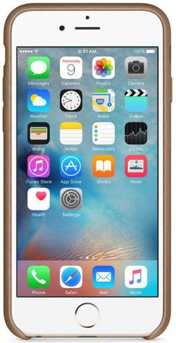 Apple Leather Phone Case for iPhone 6/6s - Brown