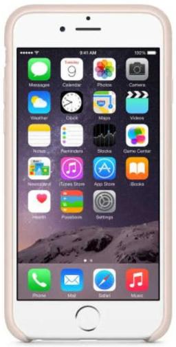 Apple Leather Phone Case for iPhone 6/6s - Soft Pink