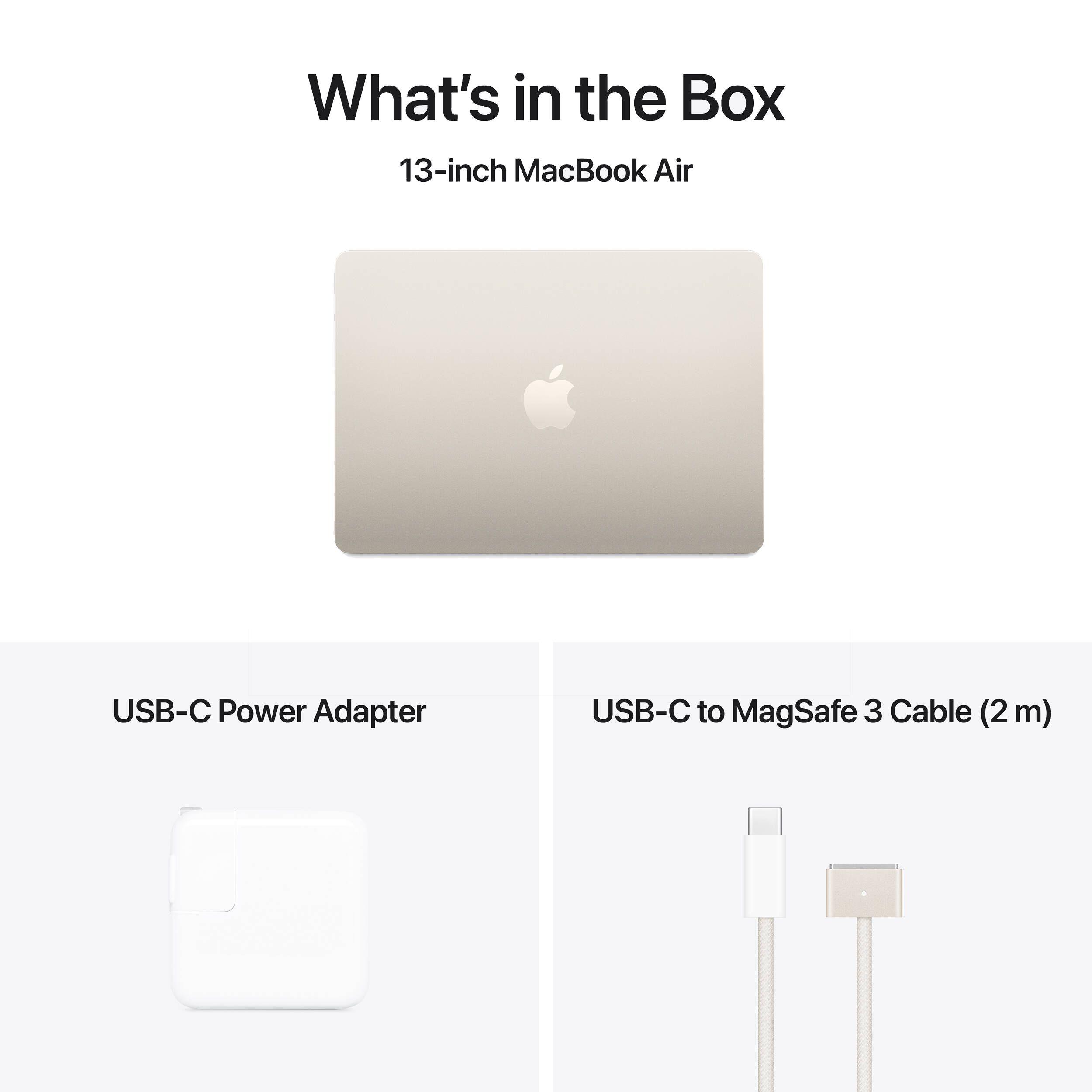 MacBook Air (2025) 13.6-inch - Apple M4 Chip: 10-Core CPU/8-Core GPU - 16GB RAM - SSD 512GB