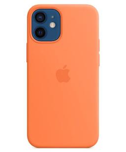 Apple Silicone Case with MagSafe for iPhone 12 mini - Kumquat