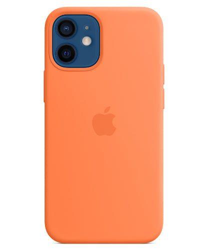 Apple Silicone Case with MagSafe for iPhone 12 mini - Kumquat