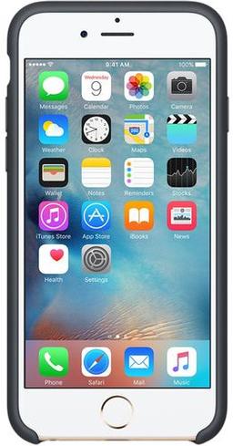 Apple Silicone Phone Case for iPhone 6 / iPhone 6s - Charcoal Grey