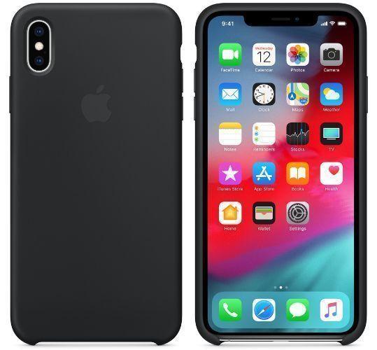 Apple Silicone Phone Case for iPhone XS - Black