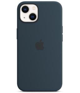 Apple Silicone Phone Case with MagSafe for iPhone 13 - Abyss Blue