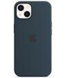 Apple Silicone Phone Case with MagSafe for iPhone 13 - Abyss Blue
