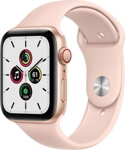 Apple Watch SE 1st Gen (2020) (GPS) - 32GB - 40mm - Gold Aluminum Case with Pink Sand Rubber Sport Band