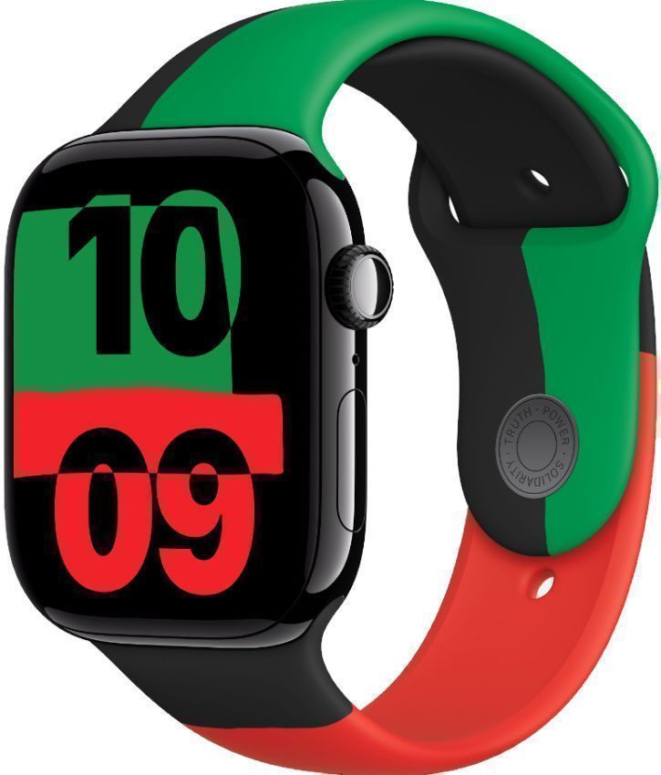 Apple Watch Series 10 (Cellular + GPS) - 64GB - 46mm - Jet Black Aluminum Case with Black Unity Rubber Sport Band - M/L Size