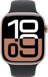 Apple Watch Series 10 (GPS) - 64GB - Rose Gold Aluminum Case with Black Sport Band