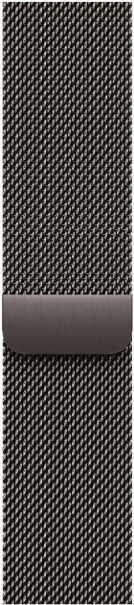 Apple Watch Series 10 (Cellular + GPS) - 64GB - 46mm - Slate Titanium Case with Slate Stainless Steel Milanese Loop Band - M/L Size