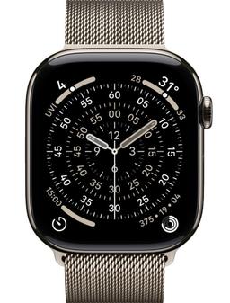 Apple Watch Series 11 (Cellular + GPS) - 64GB - 42mm Stainless Steel - M/L Size