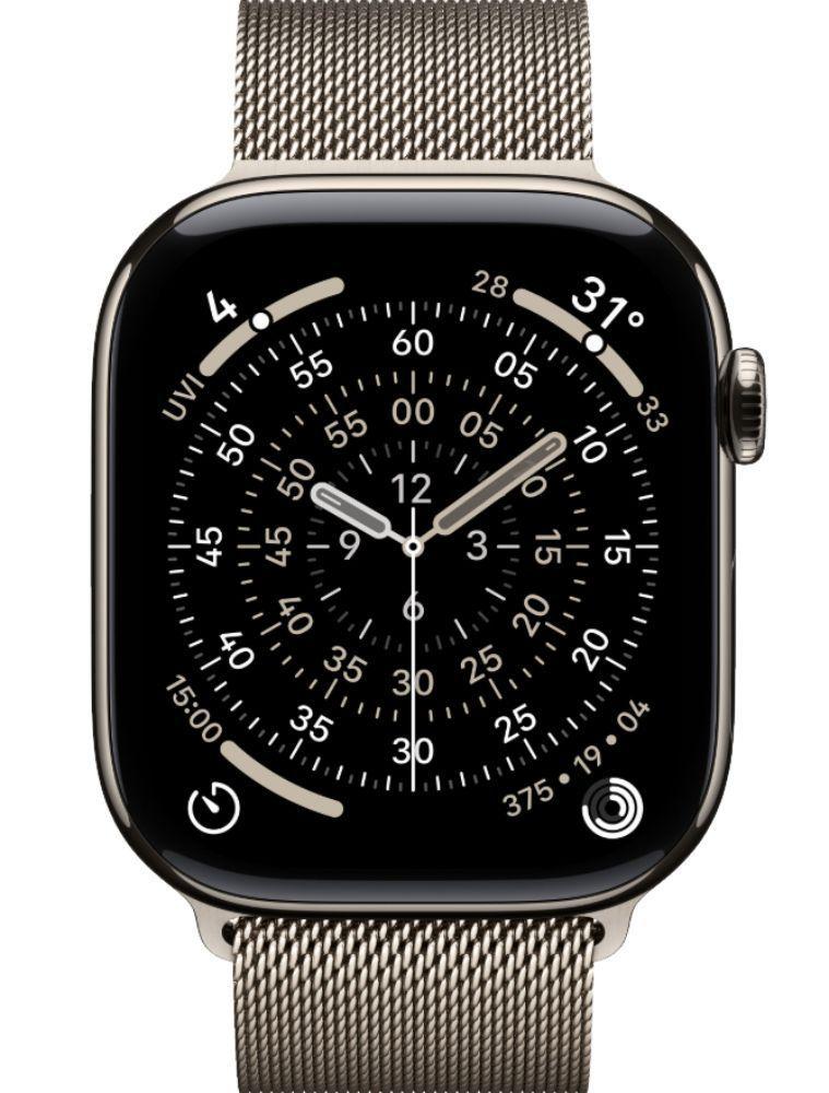 Apple Watch Series 11 (Cellular + GPS) - 64GB - 42mm Stainless Steel - M/L Size