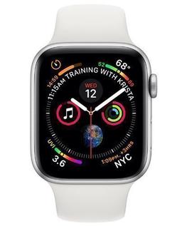 Apple Watch Series 4 (GPS) - 16GB - 40mm - Silver Aluminum Case with White Rubber Sport Band