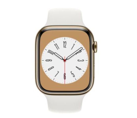 Apple Watch Series 5 (GPS) - 32GB - 40mm - Gold Aluminum Case with Pink Sand Rubber Sport Band