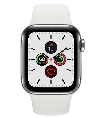 Apple Watch Series 5 Stainless Steel 44mm in Silver in Premium condition