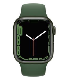 Apple Watch Series 7 (Cellular + GPS) - 32GB - 41mm - Green Aluminum Case with Clover Rubber Sport Band