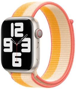 Apple Watch Sport Loop Band (45mm) - Maize/White - Regular