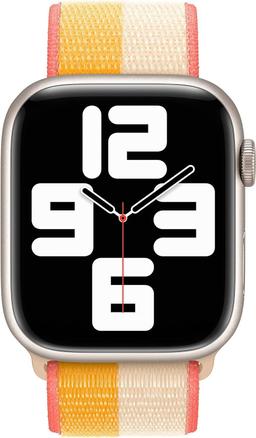 Apple Watch Sport Loop Band (45mm) - Maize/White - Regular