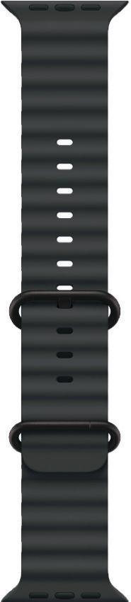 Apple Watch Ultra 2 (Cellular + GPS) - 64GB - 49mm - Black Titanium Case with Black Rubber Ocean Band - Large Size