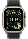 Apple Watch Ultra 3 - 64GB - 49mm - Natural Titanium Case with Black Fluoroelastomer Trail Loop Band - S/M Size