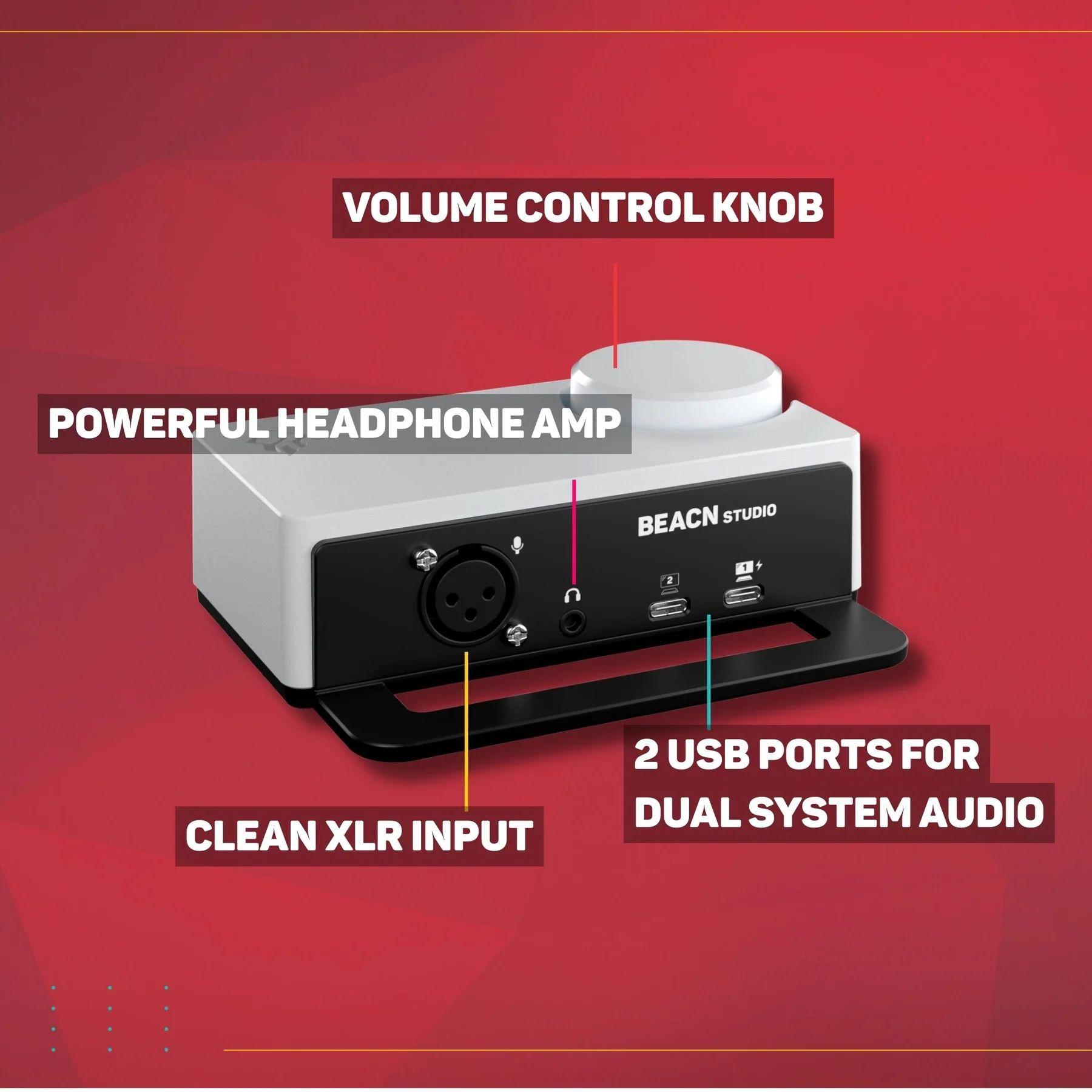 Refurbished BEACN Studio Creator XLR Interface - Reebelo Canada
