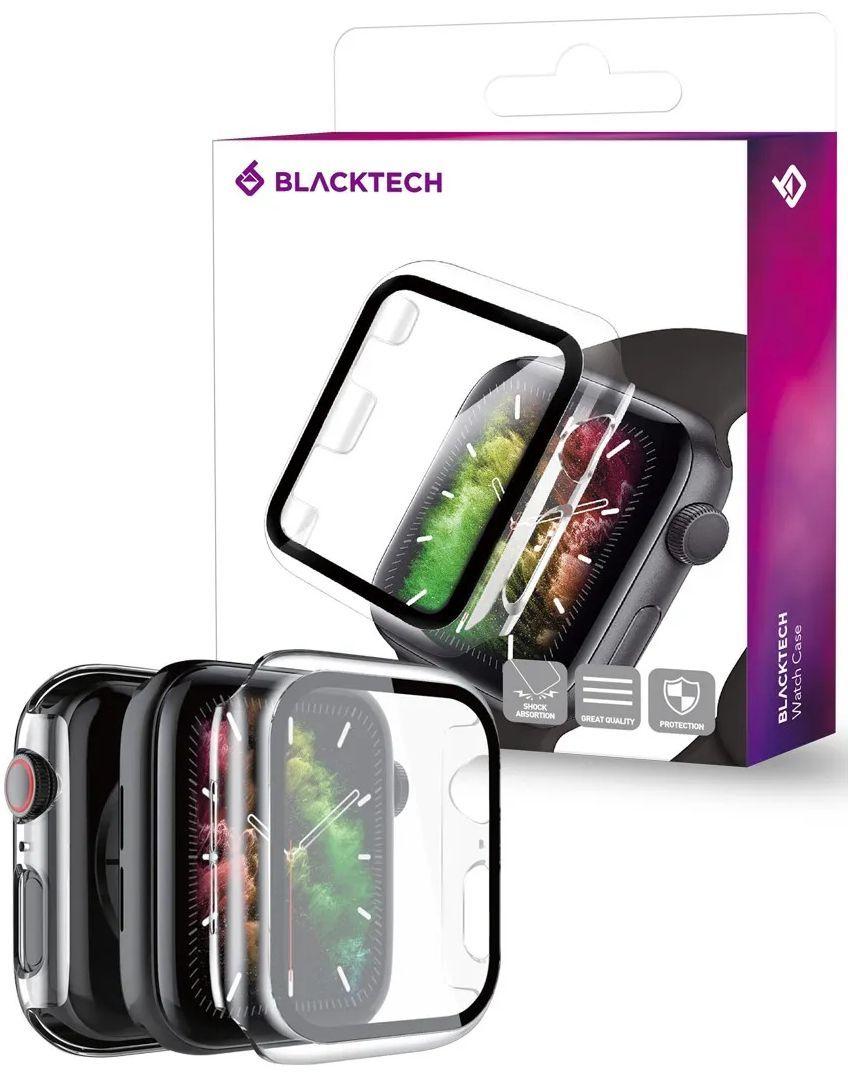 Blacktech Watch Case with Glass for Apple Watch 44mm