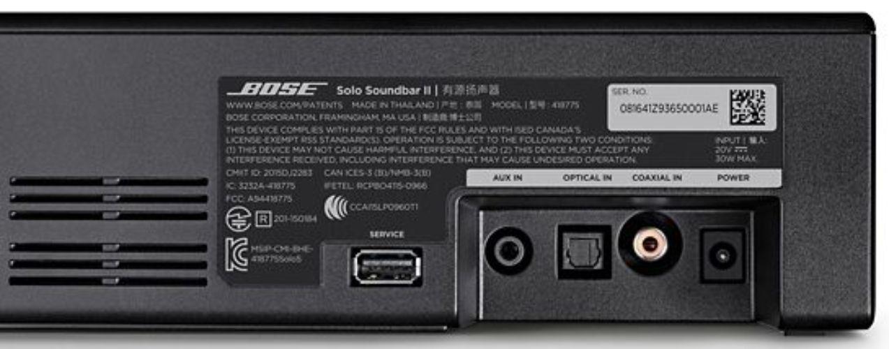 Bose Solo Soundbar Series II