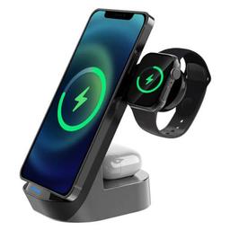 Budi 3 in 1 15W Wireless Charging Stand