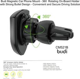 Magnetic Bullet Car Mount Holder (CM521B)