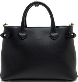 Burberry House Check Leather Banner Medium Tote