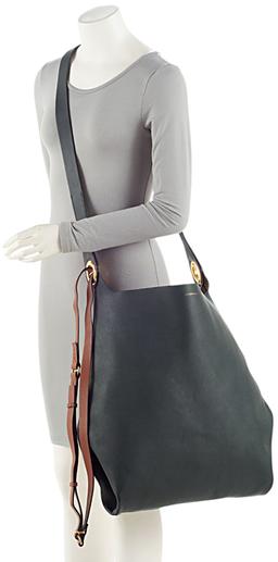 Burberry Leather Grommet Hobo