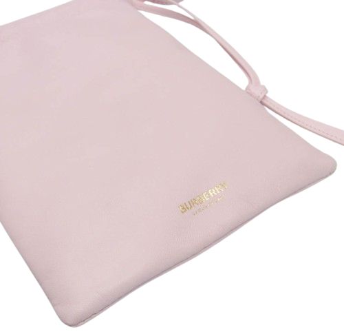 Burberry Leather Pochette Shoulder Bag