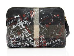 Burberry Mega Check Doodle Pouch