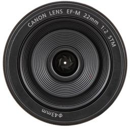Canon EF-M 22mm F2.0 STM Lens - Black