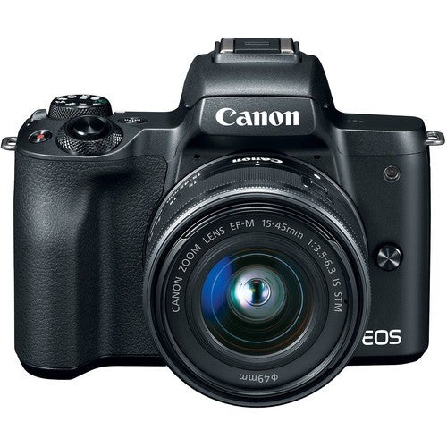 Canon EOS M50 Camera Kit 15-45mm Lens - Black