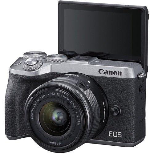 Refurbished Canon EOS M6 Mark II DSLR Camera Kit 15-45mm Lens - Reebelo Canada