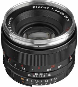 Carl Zeiss Planar T* 50mm f/1.4 ZF.2 Lens for Nikon F - Black